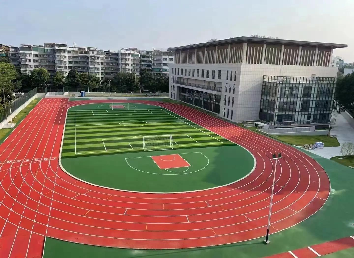 杭州市学校塑胶跑道塑胶篮球场 - 厂家